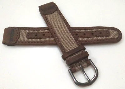 Small Womens Timex Expedition Brown/Tan Water Resistant Leather 14mm Watch Band - Image 1 of 4