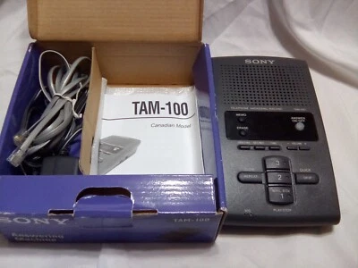 Contestador automático telefónico Sony - Modelo TAM-100 probado funciona Foto 1 de 4