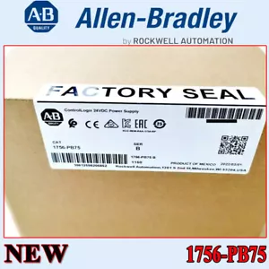 New Factory Sealed AB 1756-PB75 ControlLogix 24V DC Power Supply 1756PB75 - Picture 1 of 5