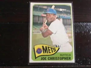 1965 TOPPS BASEBALL JOE CHRISTOPHER CARD # 495 HNT18 - Foto 1 di 2