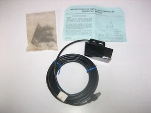 Si-Tex Sitex 237 - 200 Khz Transom Transducer with Hardware Kit - MALE RCA - NEW - Picture 1 of 6