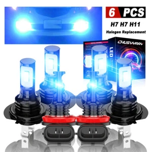 For BMW 328i 2007-2016 6x Bulbs LED Headlights Hi/Low Beams + Fog Lights 8K - Picture 1 of 18
