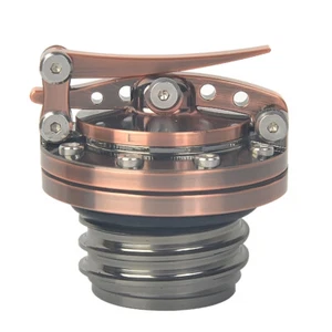 Bronze Fuel Gas Tank Oil Cap For Harley Touring Sportster XL 1200 883 1996-later - Picture 1 of 12