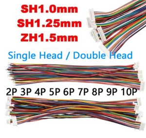 JST SH1.0mm SH1.25mm ZH1.5mm 2-10Pin Micro Connector PCB Socket Plug Wire Cable - Picture 1 of 63