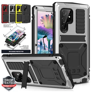 For Samsung S24 S23 Ultra S22 Plus S21 Note 20 Aluminum Shockproof Gorilla Case - Picture 1 of 43