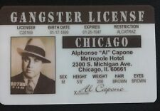 Al Capone Scarface Gangster novelty card Chicago Mafia Mob
