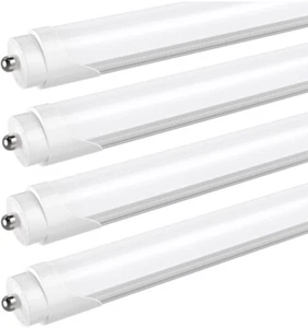 JESLED T8 T10 T12 8FT LED Light Bulbs, 50W 6000LM, 5000K Daylight White, Single - Picture 1 of 4
