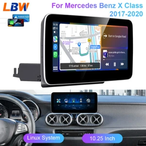 For Mercedes Benz X Class 2017-20 10.25'' Car Multimedia Screen Carplay Wifi BT - Picture 1 of 12