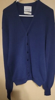 Arnold Palmer Robert Bruce Cardigan Large Tall LT Sweater Golf Knit Long Sleeve  - Image 1 of 4