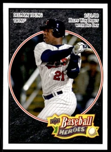 2008 Upper Deck Baseball Heroes BLACK Delmon Young Minnesota Twins #102 - Picture 1 of 2