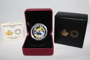 2014 Canada Silver 1 Oz 999 River Rapids $20 Proof Colored Coin - Picture 1 of 3