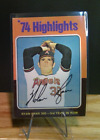 NOLAN RYAN 1975 Topps '74 Highlights Ryan Fans 300 - 3rd year in a row Angels #5