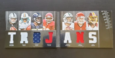 2012 Panini Playbook USC "TROJANS" 7 GW Relic Booklet 44/99 #24 Seau, Allen + - Image 1 of 4