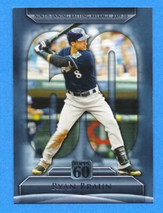 2011 Topps 60 #38 Ryan Braun Brewers - Picture 1 of 1