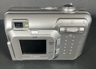 Fujifilm FinePix A Series A210 3.2MP Digital Camera - Silver Tested Works - Image 1 of 4
