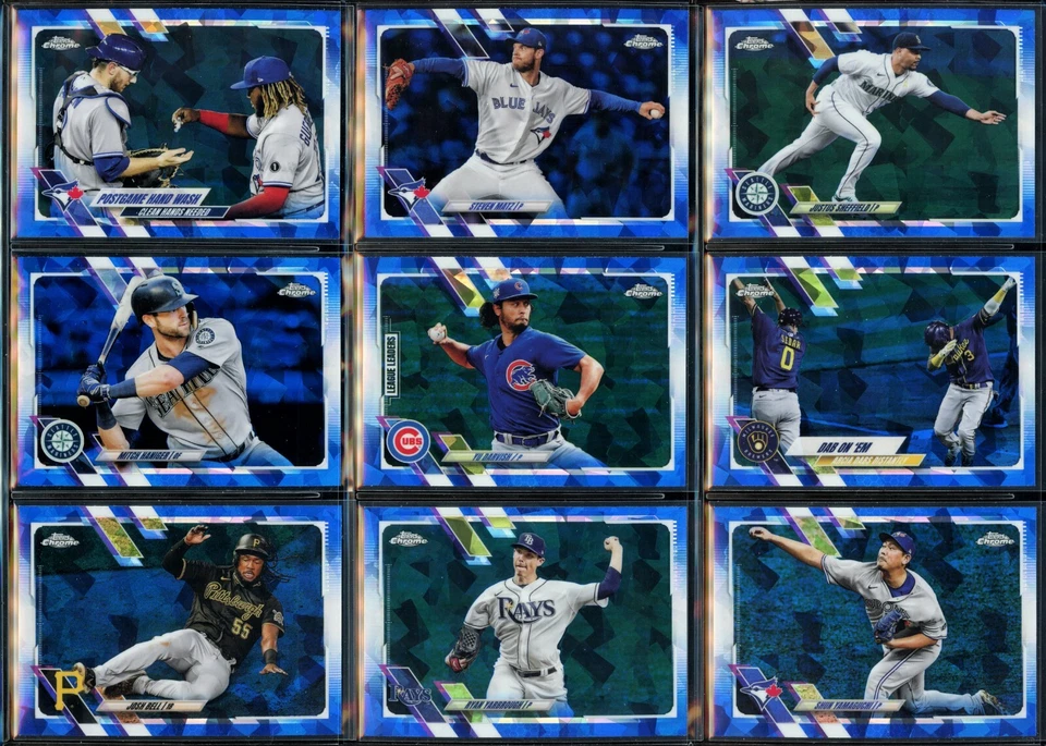 2021 Topps Chrome Sapphire Baseball - Singles - Set Builder - U Pick - Image 1 of 1