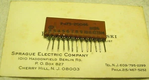NOS Sprague Elec. RADIO/TV REPAIR PART P473-20046 Hybrid module circuit 14 lead - Picture 1 of 2