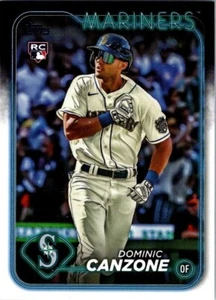 2024 TOPPS SERIES ONE BASEBALL #195 DOMINIC CANZONE MARINIERS ROOKIE CARD - Picture 1 of 2