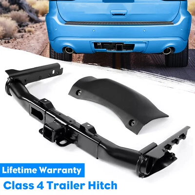 10000 lbs Class 4 Trailer Hitch Receiver w/ Cover Bezel For Dodge Durango 14-19 - Image 1 of 4