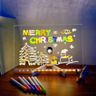 Acrylic Transparent LED Writing Message Note Board for Office Classrooms Houses