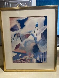 Wassily Kandinsky Framed Print,m Kirche in Murnau (Church of Murnau) 16" x 20"