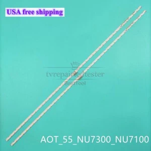 LED Strips für Samsung UE55NU7100 UN55RU7100 UA55NU7100 UN55NU7200 UE55RU7120U - Bild 1 von 6