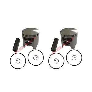 For Snowmobile YAMAHA 540 Piston kit (09-808-01, 8R6-11635-00 0.25 + Ring) X2 - Foto 1 di 13