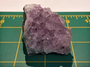 Nice! Amethyst Cluster w/Geothite on Geode Matrix - Artigas, Northern Uruguay - Picture 1 of 9
