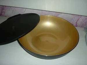 Tupperware Allegra schwarz gold 3,5 Liter Neu Schüssel mit Deckel - Bild 1 von 3