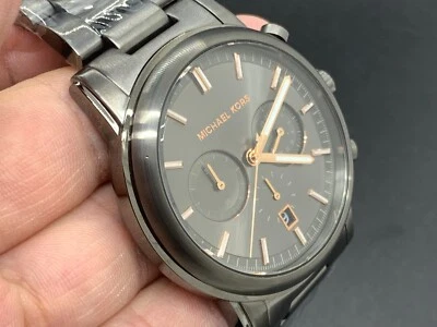 RELOJ MICHAEL KORS MK-8431 CRONÓGRAFO FECHA 5 ATM S/S CUARZO HOMBRE Foto 1 de 4