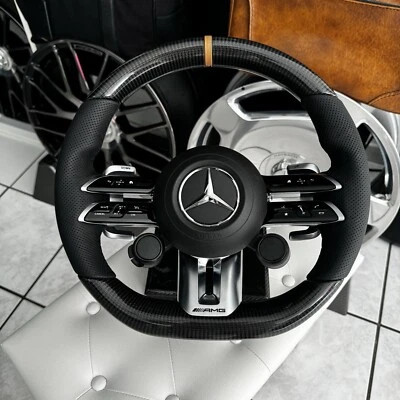 Mercedes-Benz AMG Sport Carbon Lenkrad U88 GT63 S63 C63 G63 SL63 E63 Gls63 - Bild 1 von 4
