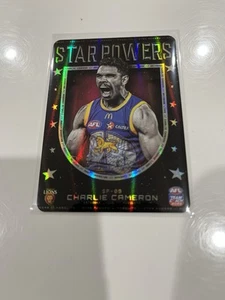 2025 AFL Teamcoach Star Powers SP-09 Charlie Cameron Brisbane Lions Code Unused - Picture 1 of 1