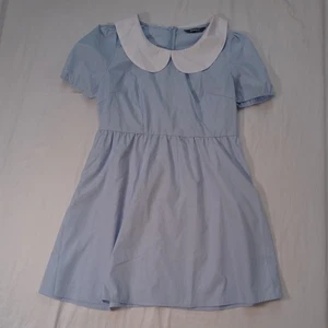 peter pan Pretty As A Picture Made in USA baby blue Dress Size L - Picture 1 of 6