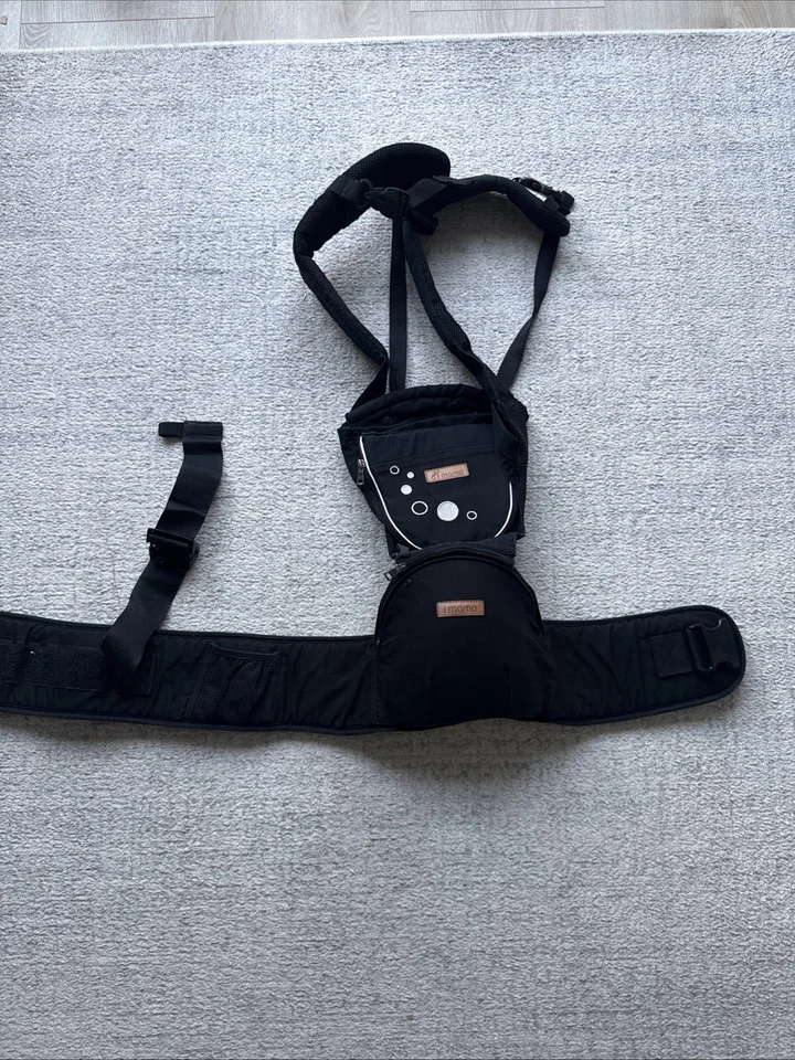 Baby Carrier Multifunctional Waist Stool Toddler Hip Carrier Black Aimama 6.8kg+ - Image 1 of 4