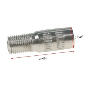 New Quality Valve Stem Extensions 27mm Brass Cap Chrome Extender Screw-On - Picture 1 of 12
