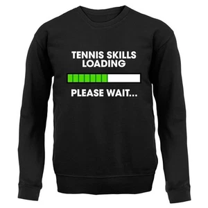 Tennis Skills Loading Please Wait - Kids Hoodie / Sweater - Player Ball Funny - Picture 1 of 18