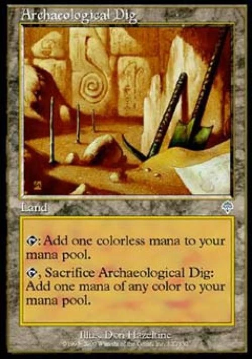 Archaeological Dig - Medium Play MTG Invasion - Image 1 of 1