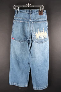Vintage 1990s JNCO Big Crown Baggy Jeans Raver Skater Size 29x29 - Bild 1 von 11