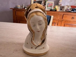 Ceramica La Madonna marchiata P.P.B Italy anni 50 vintage da collezione - Imagen 1 de 14