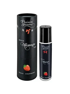 Huile de massage comestible fraise 59ml - CC826007 - Photo 1/3