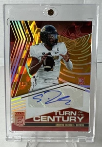 2025 Shedeur Sanders Rookie Auto Panini Donruss Elite Turn of the Century /199 - Bild 1 von 15