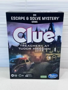 Clue Board Game Treachery at Tudor Mansion - An Escape & Solve Mystery Game - Picture 1 of 9