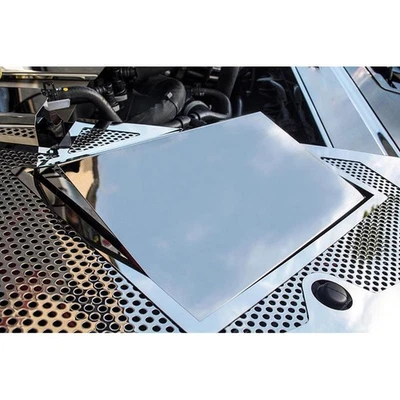 Cubierta de caja de fusibles de acero inoxidable pulido para Chevy Camaro 2016-2019 Foto 1 de 4