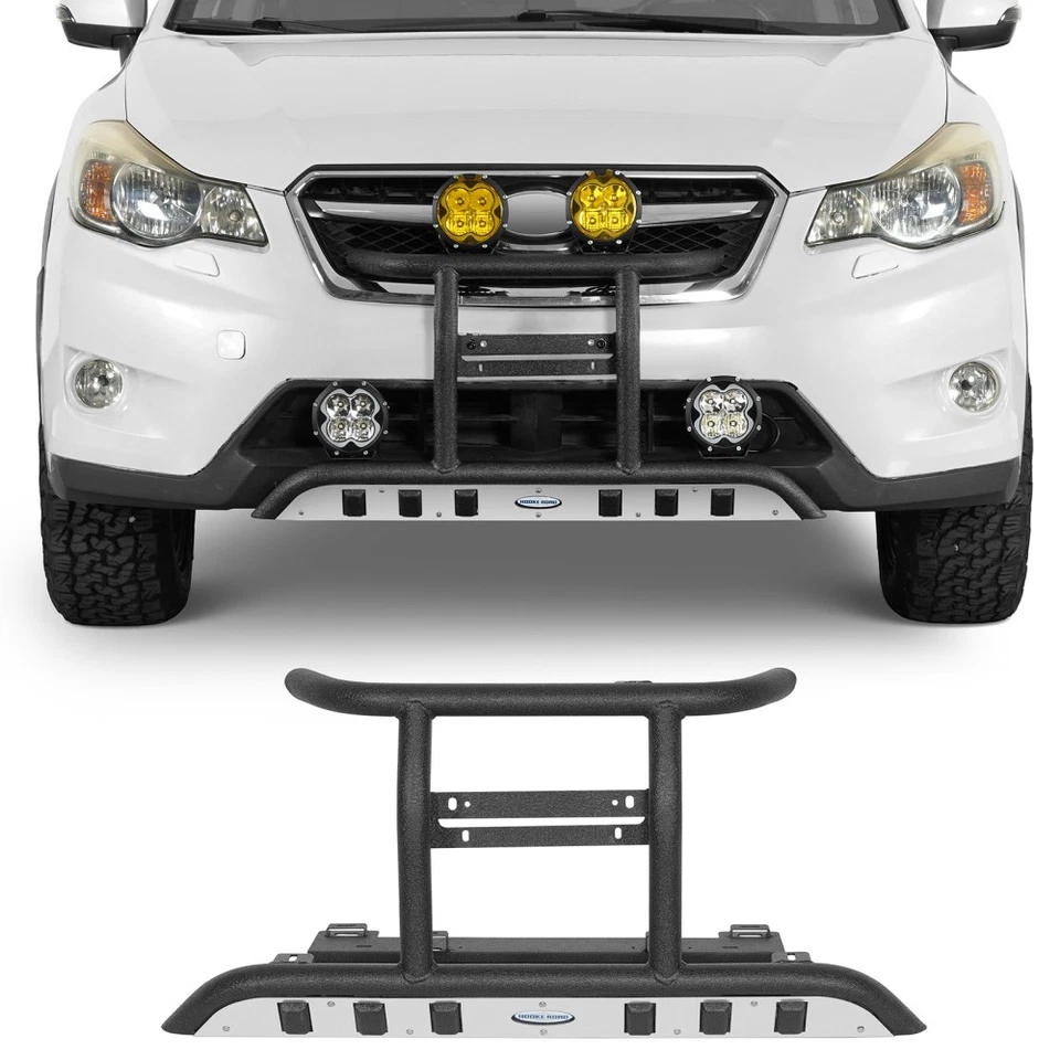 Parachoques delantero tubular de acero para Subaru XV Crosstrek 2013 2014 2015 2016 2017 Foto 1 de 4