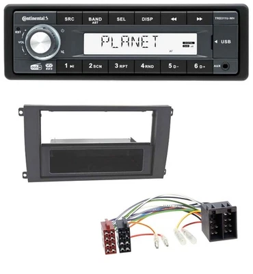 Continental MP3 AUX USB DAB 1DIN Autoradio für Porsche Cayenne (2002-2007) - Bild 1 von 4