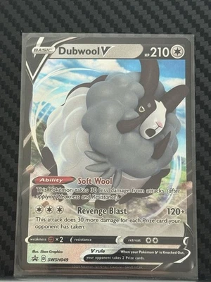Dubwool V SWSH049 SWSH: Sword & Shield Promo Cards Holo - Image 1 of 2