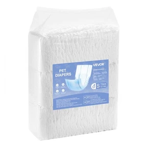 VEVOR Disposable Male Dog Diapers Super Absorbent Male Dog Wraps S 144 Count - Picture 1 of 11