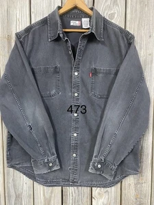 Men’s extra large hombre Levi’s jeans heavy gray shirt - Picture 1 of 3