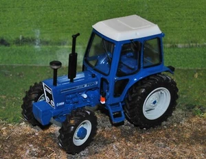 BRITAINS 1/32 ,FORD 7600 TRACTOR 4WD TRACTOR CONVERSION , AS PICTURED - Imagen 1 de 3
