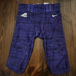 Nike Football Pants Youth Large Purple Boys Vapor Pro NCAA TCU Horned Frogs - Picture 1 of 11